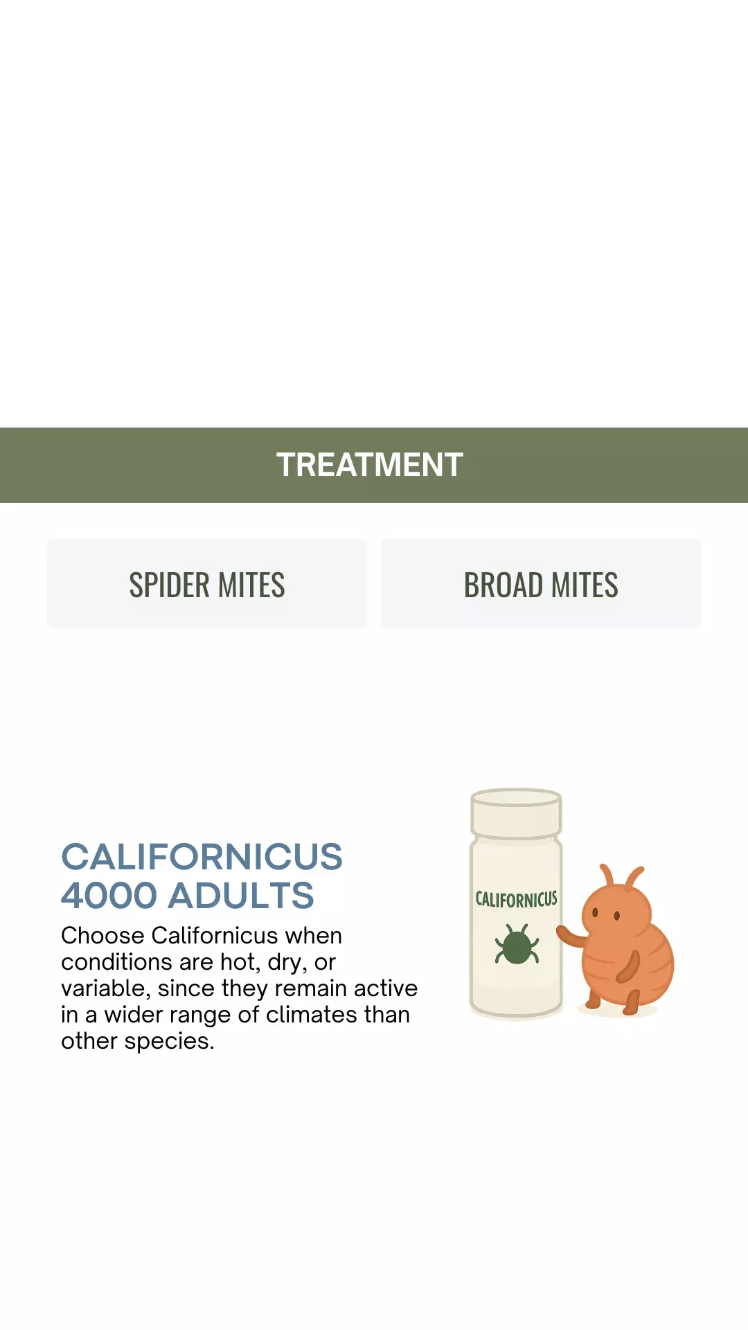 plant/Californicus - Spider Mite, Broad Mite Treatment -0