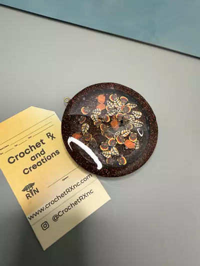 plant/Fall Keychain Snow Globe Shake-0-thumbnail