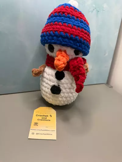 plant/Snowman with beanie hat-0-thumbnail