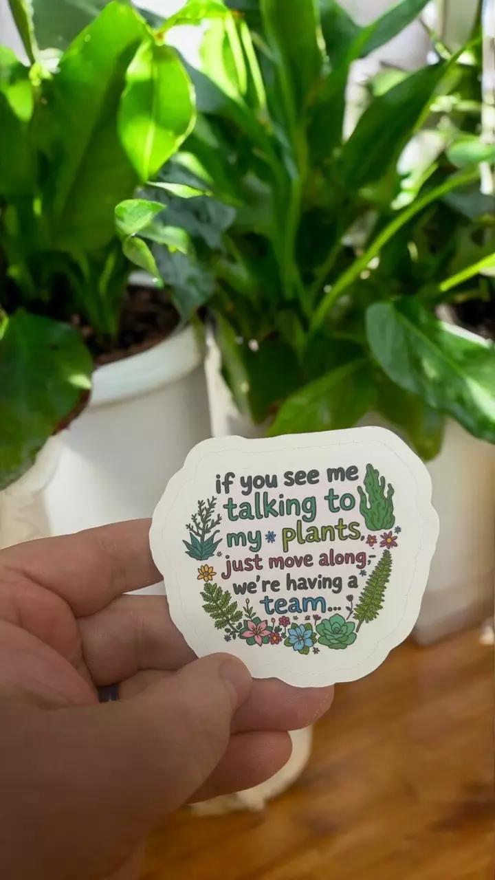 plant/Plant Meeting C 3” Sticker-0