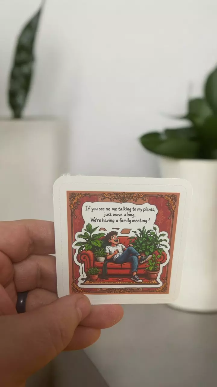 plant/Plant Meeting B 3” Sticker-0