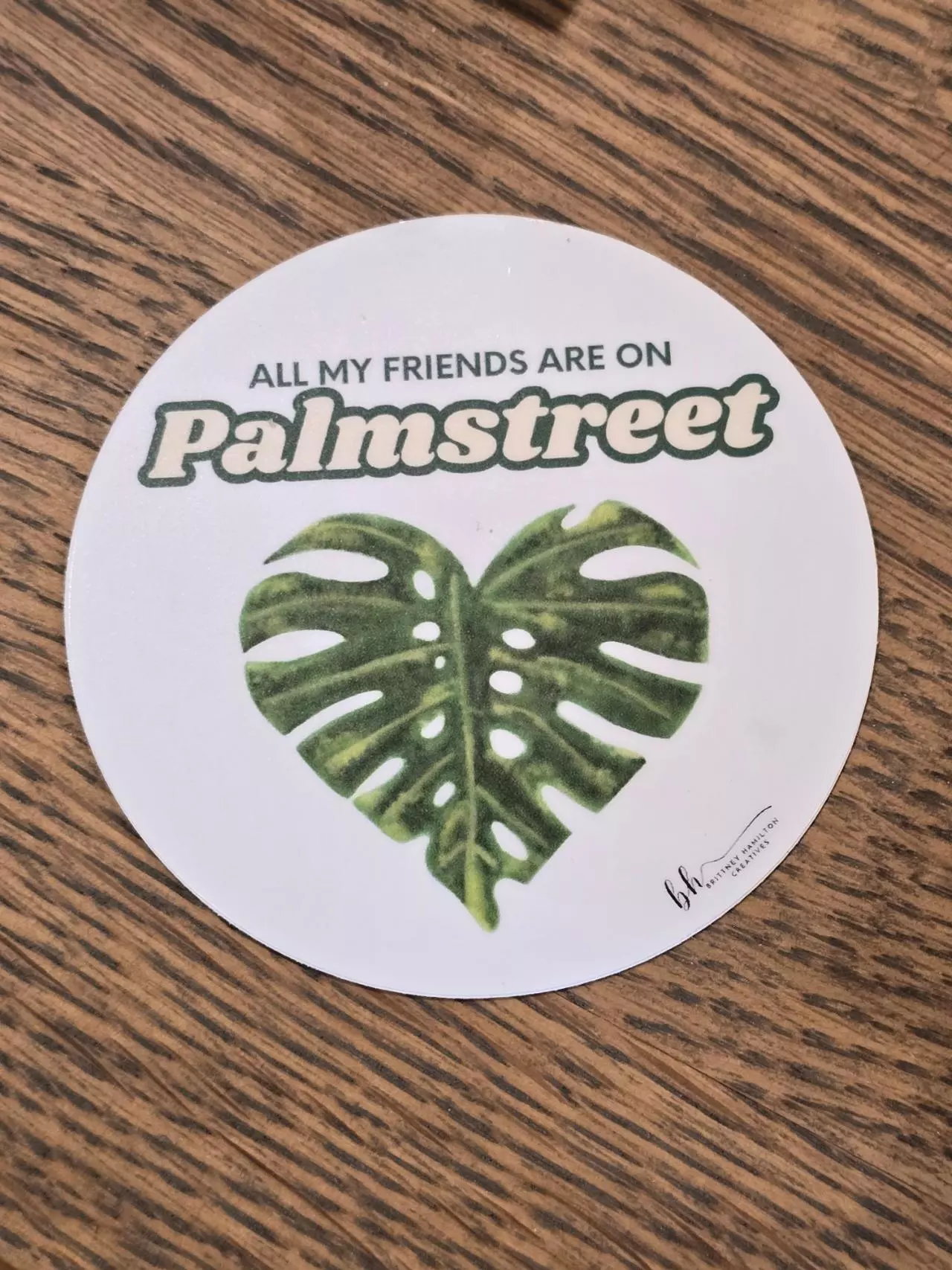 plant/All My Friends Are On Palmstreet Sticker 3"-0