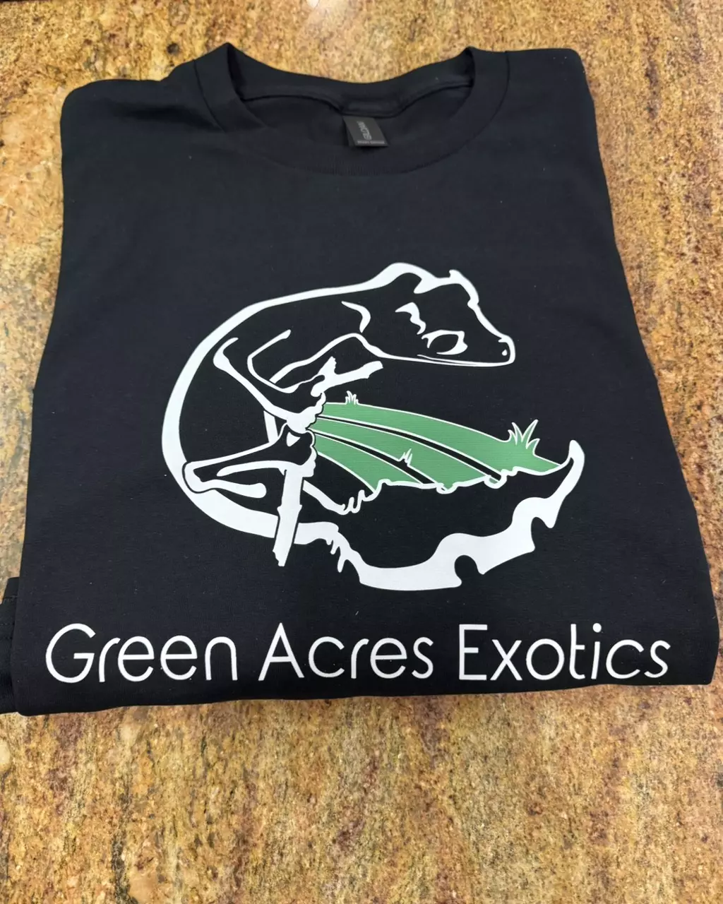 plant/Green Acre Exotics T-shirt, black or white-0