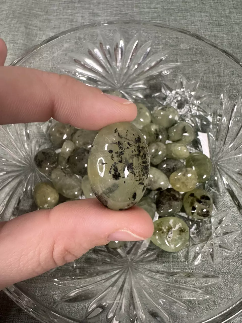 plant/Prehnite Tumbles-0