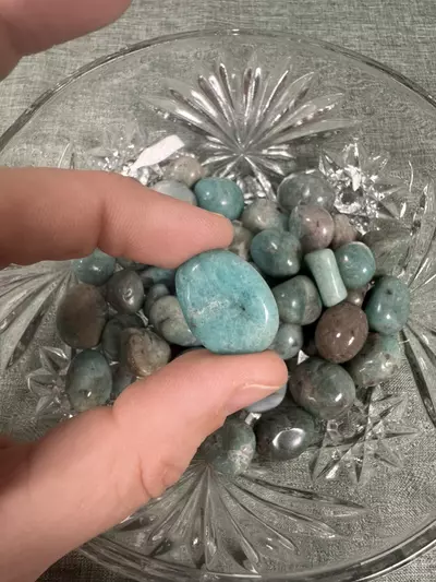 plant/Amazonite with Smoky Quartz Tumble-0-thumbnail