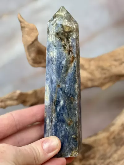 plant/blue kyanite tower #1 - 5 3/4”-0-thumbnail