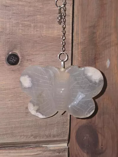 plant/Flower Agate Butterfly Suncatcher-1-thumbnail