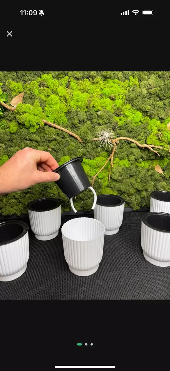 plant/Pack of two self watering pots-0