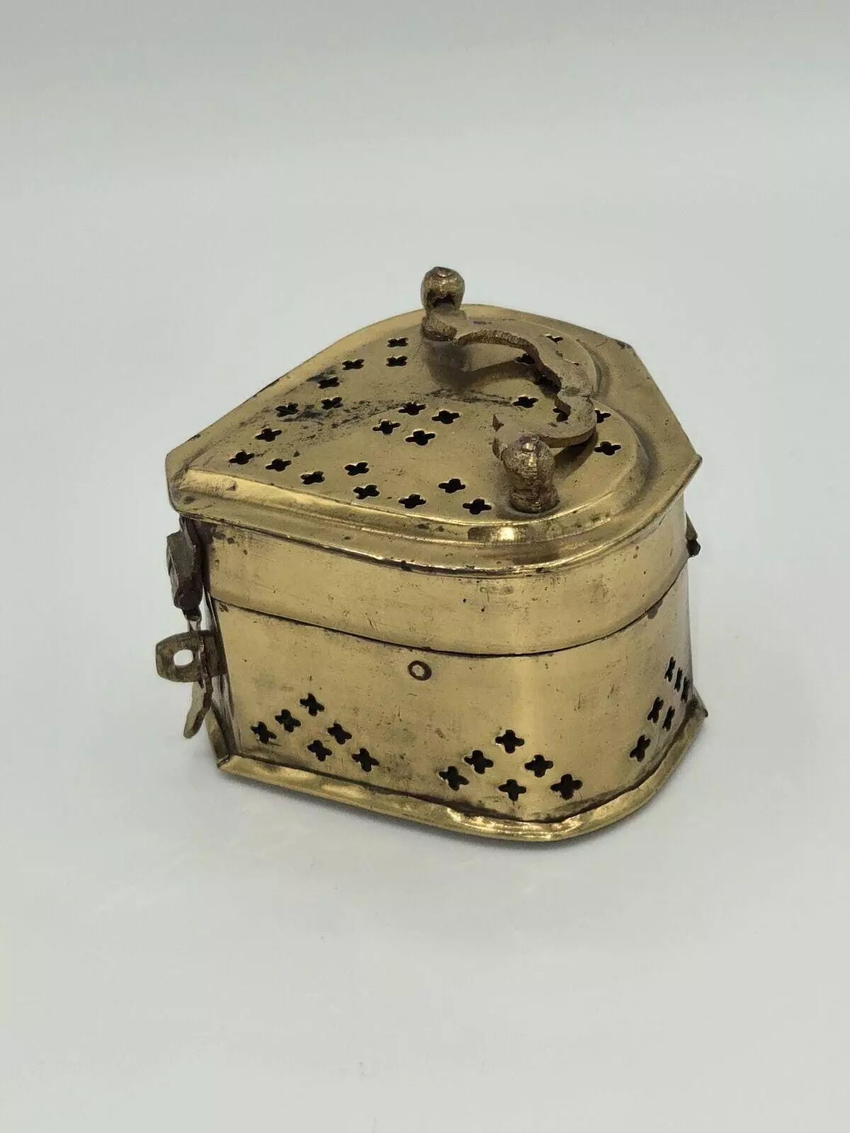 plant/Vintage Brass Cricket Box India-1