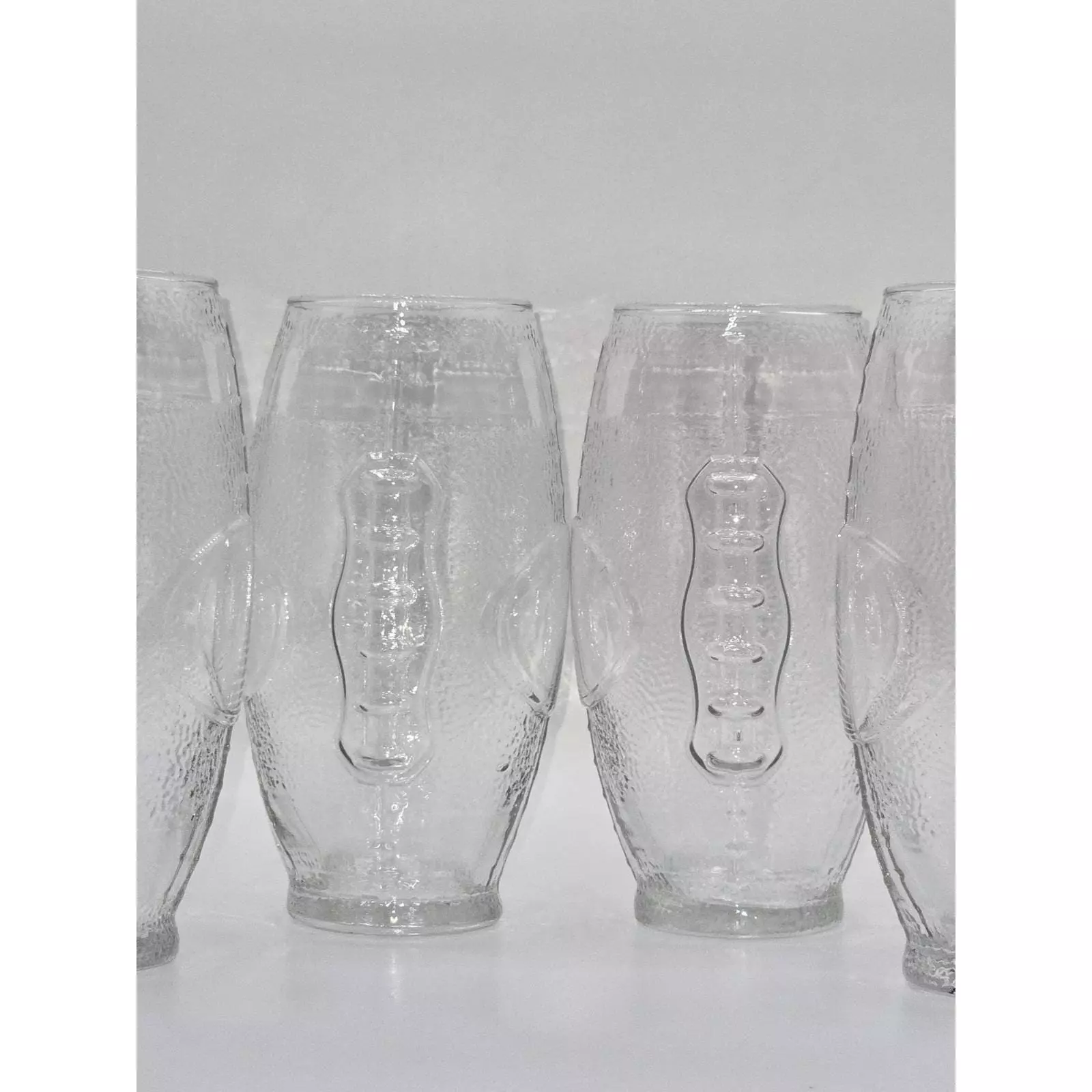 plant/Vintage Football Shaped Pint Beer Glass Set of 4-1