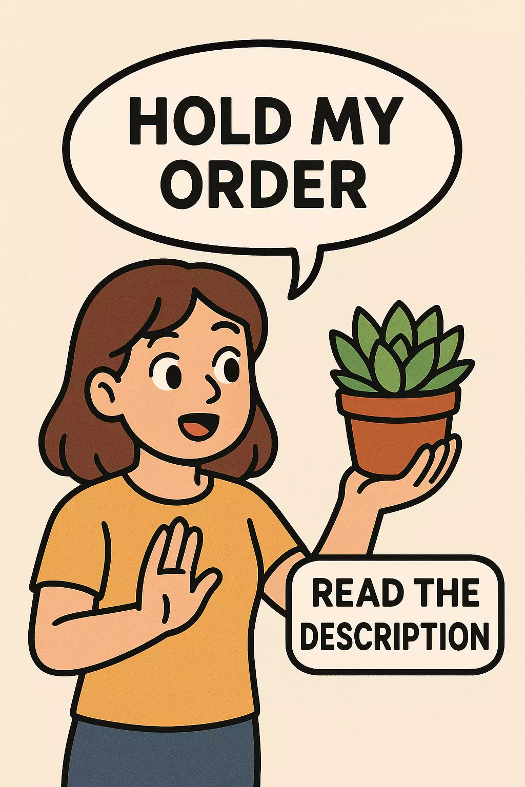 plant/Hold my order -0