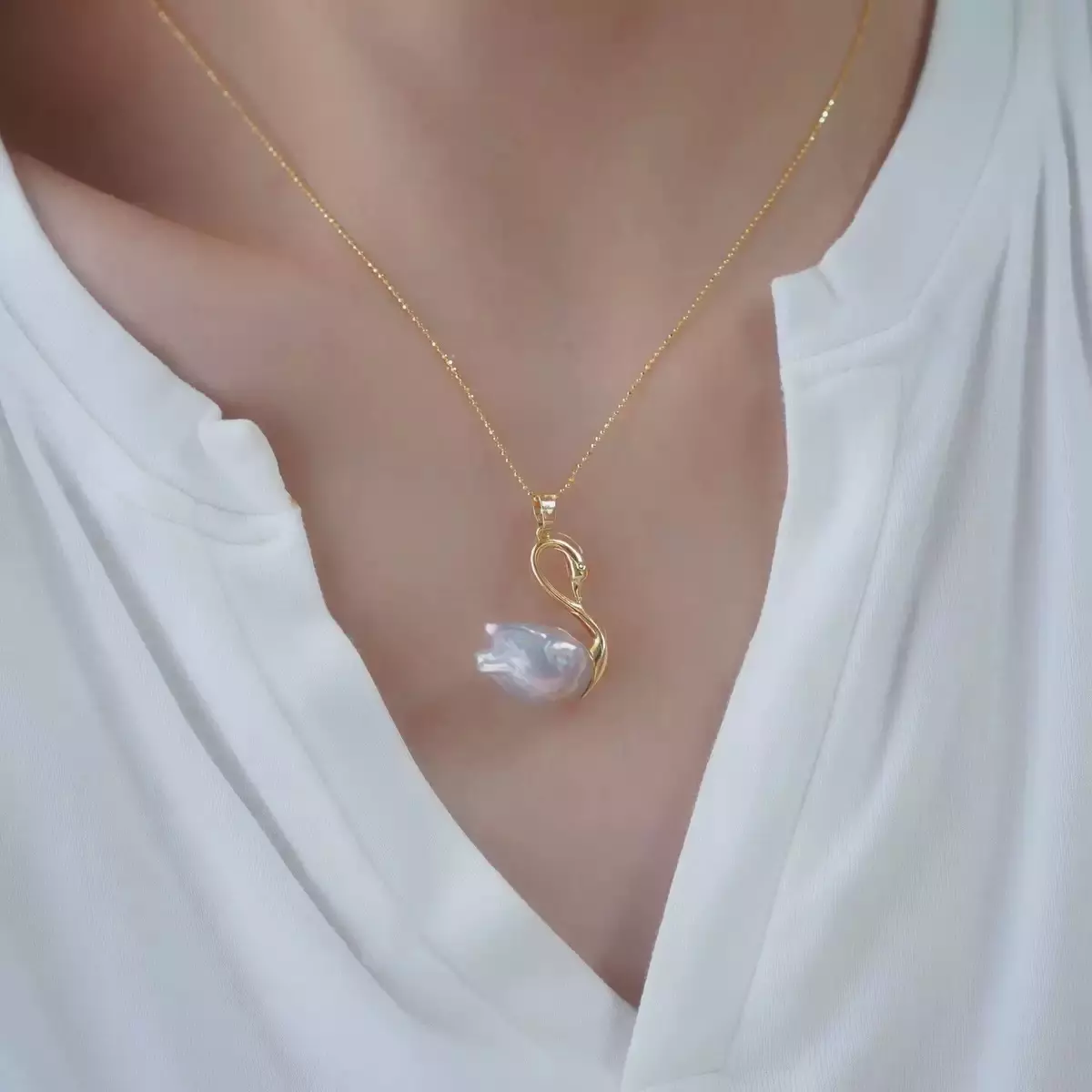 plant/Swan pendant no pearls-1
