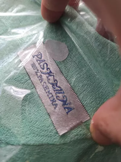 plant/100% Pure Pashmina Scarf Turquoise Blue-1-thumbnail