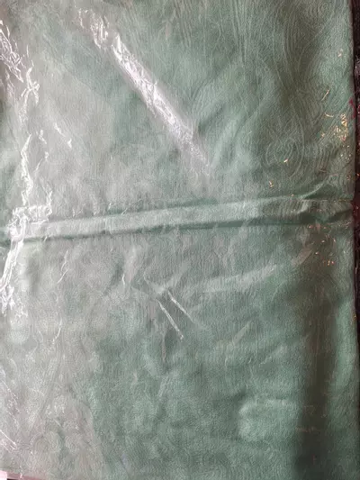 plant/100% Pure Pashmina Scarf Turquoise Blue-2-thumbnail