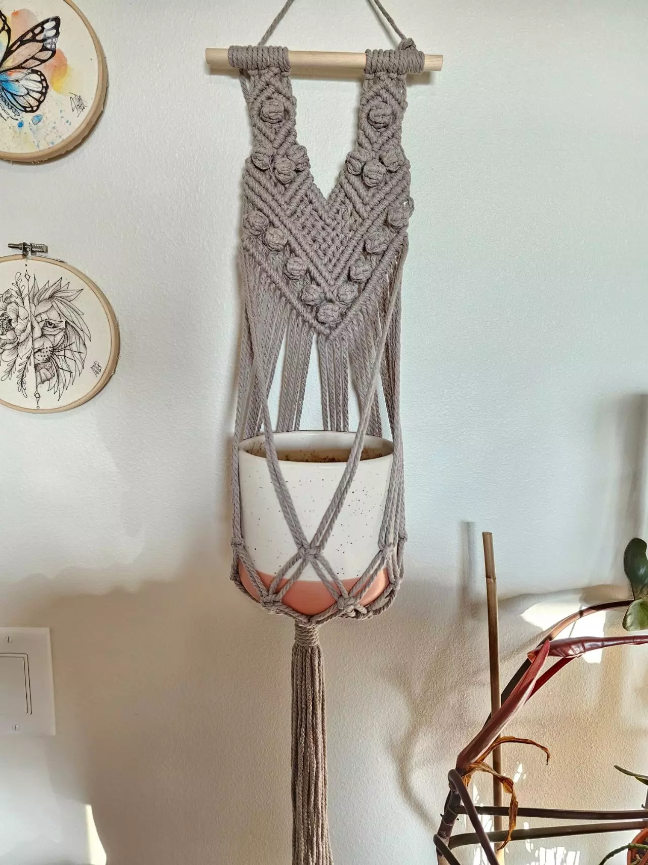 plant/Berry Knot Wall Hanger-0