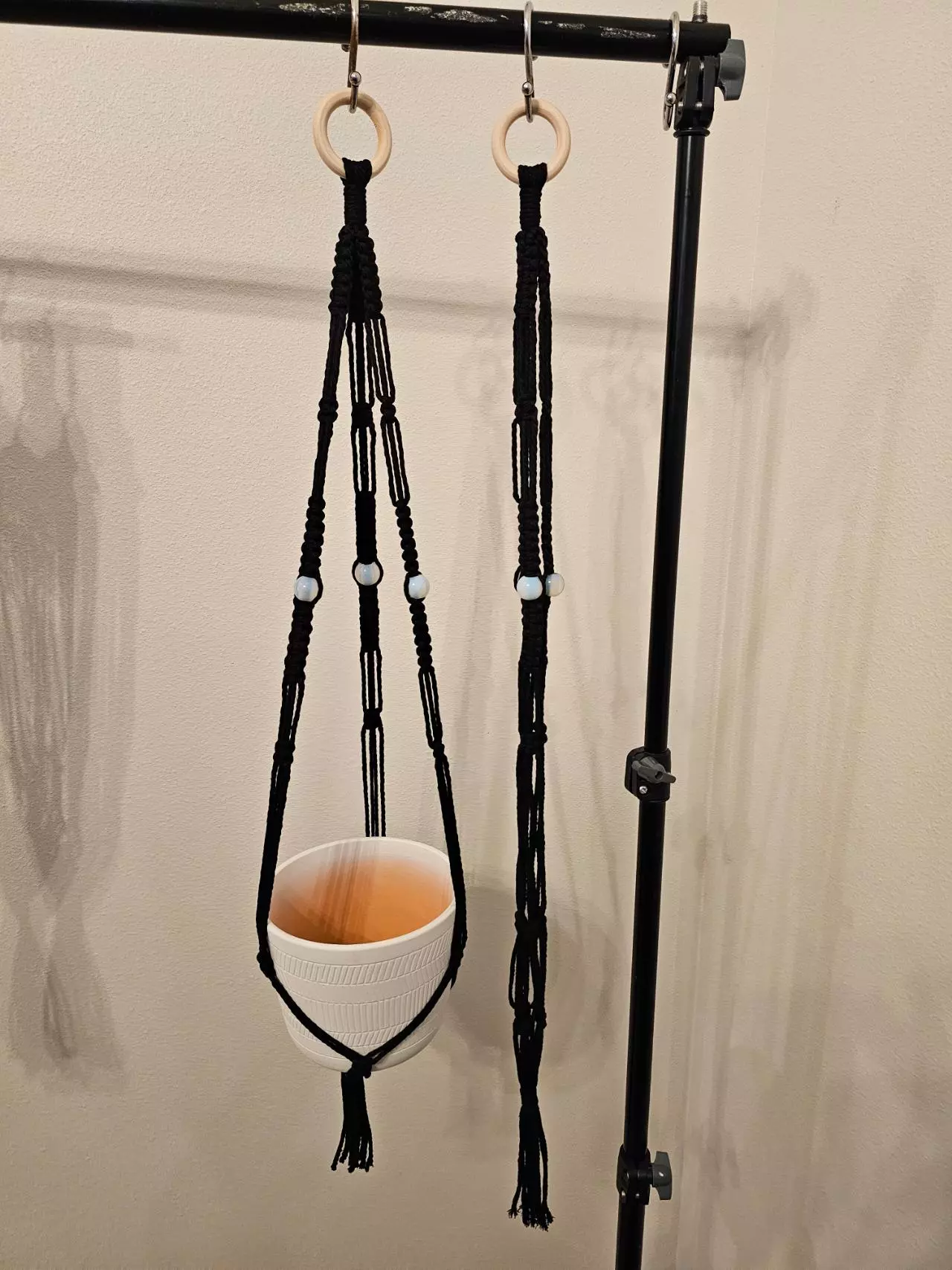 plant/Crystal bead plant hanger (MADE TO ORDER)-1
