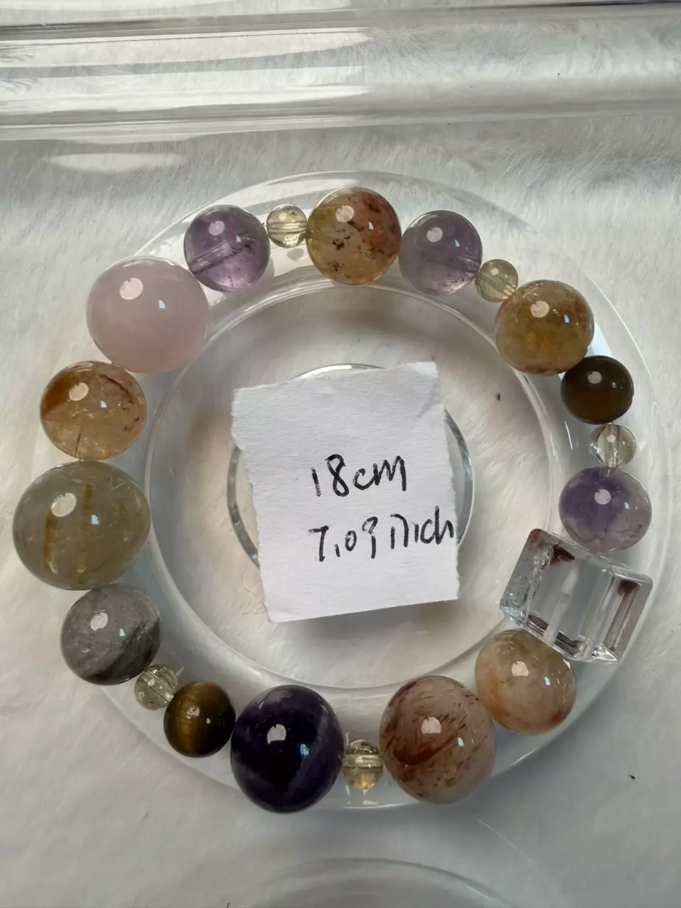 plant/Natural Multi-Gemstone Beaded Bracelet -CC2509A006-0