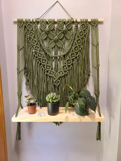 plant/Flower wall shelf-0-thumbnail