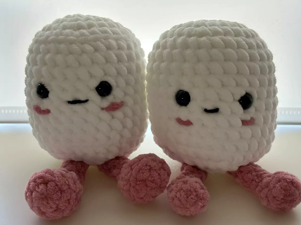 plant/Kawaii Marshmallow Desk Buddy Phone Holder | Cute Plush Phone Stand |-1