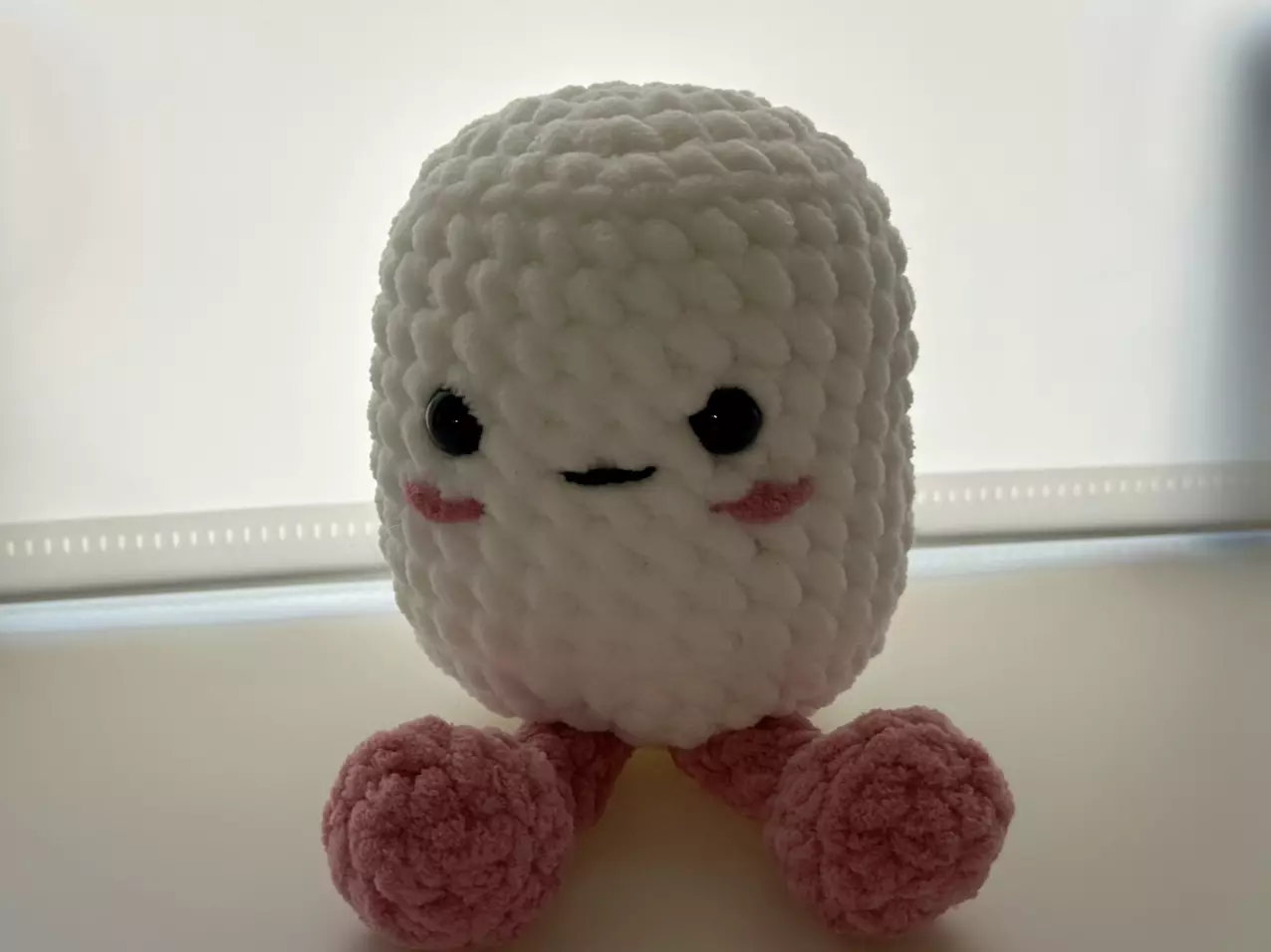 plant/Kawaii Marshmallow Desk Buddy Phone Holder | Cute Plush Phone Stand |-6