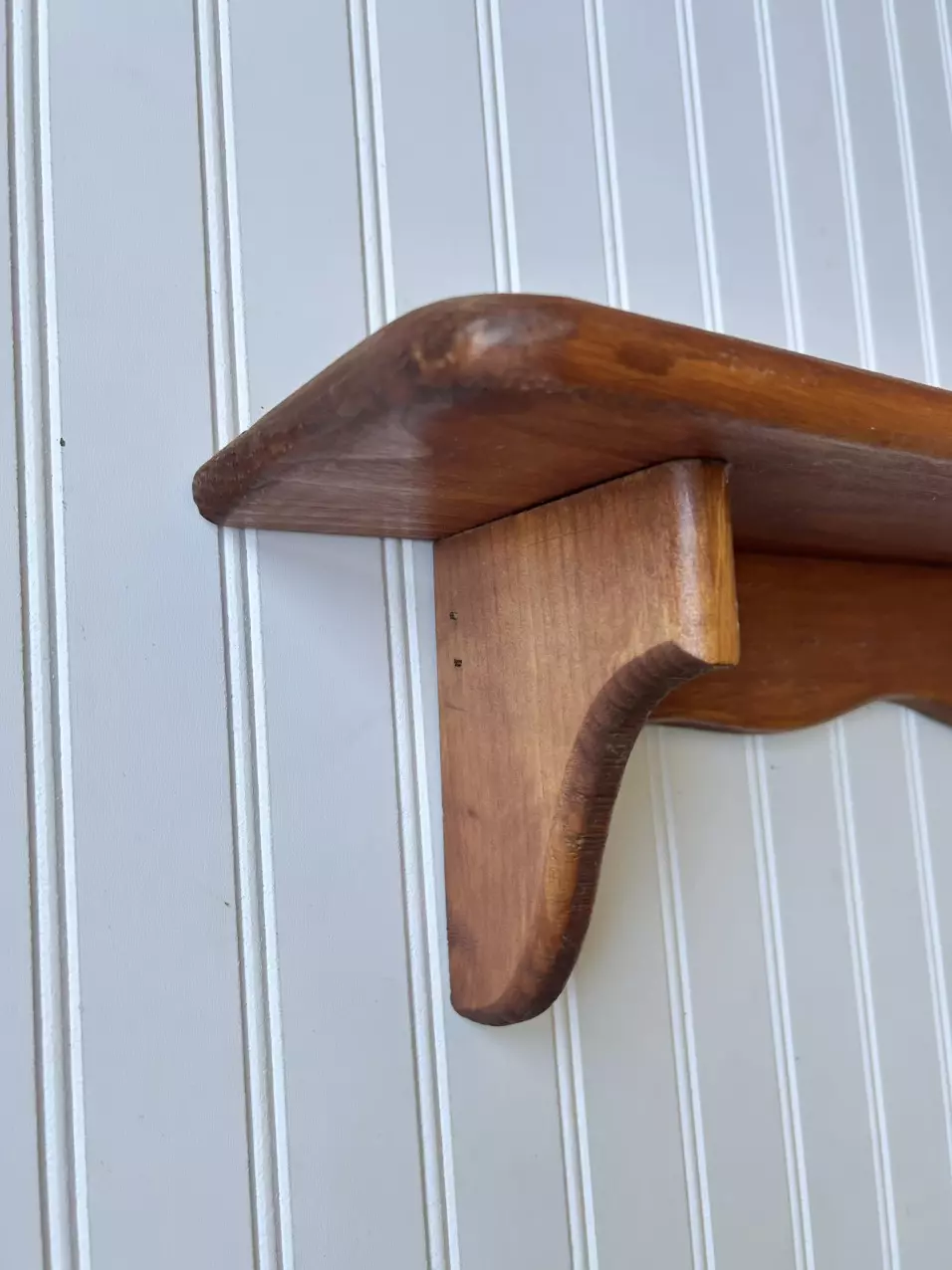 plant/Long wooden heart shelf-1