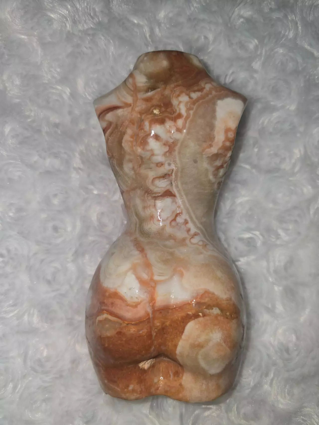 plant/6" Flower Agate Amber Goddess-1