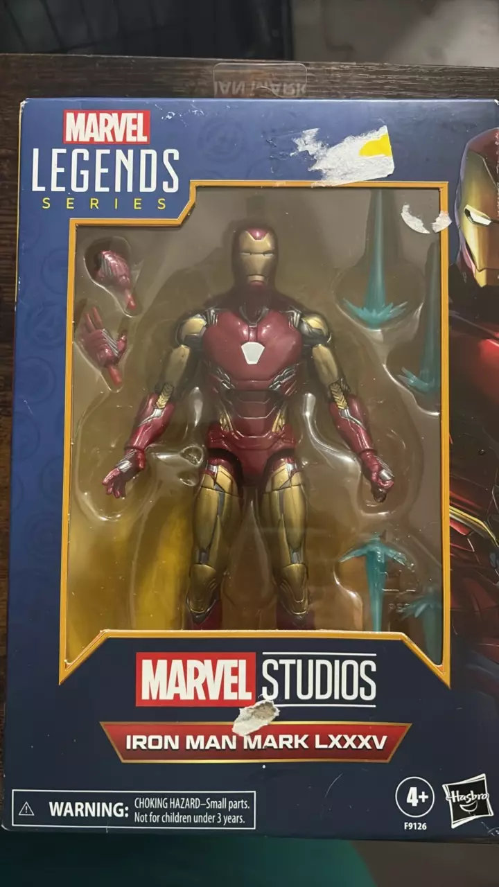 plant/Marvel Legends Iron Man Mark LXXXV Action Figure (box damaged)-0