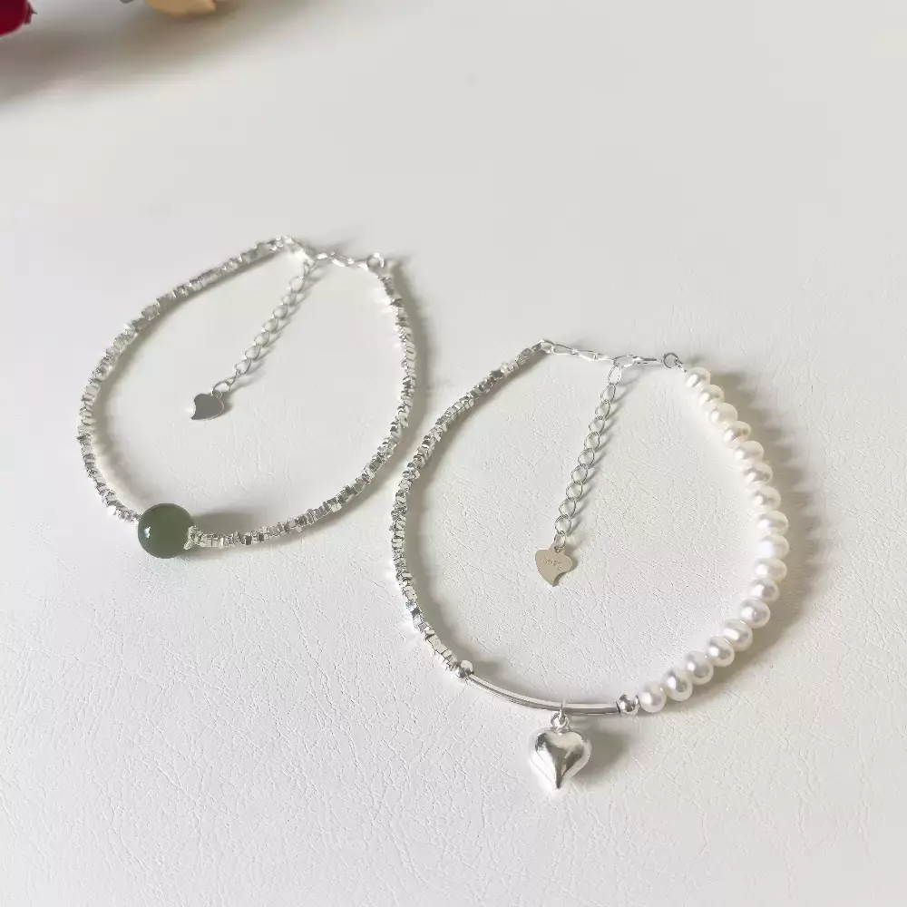 plant/S925 bracelet no pearl including -0