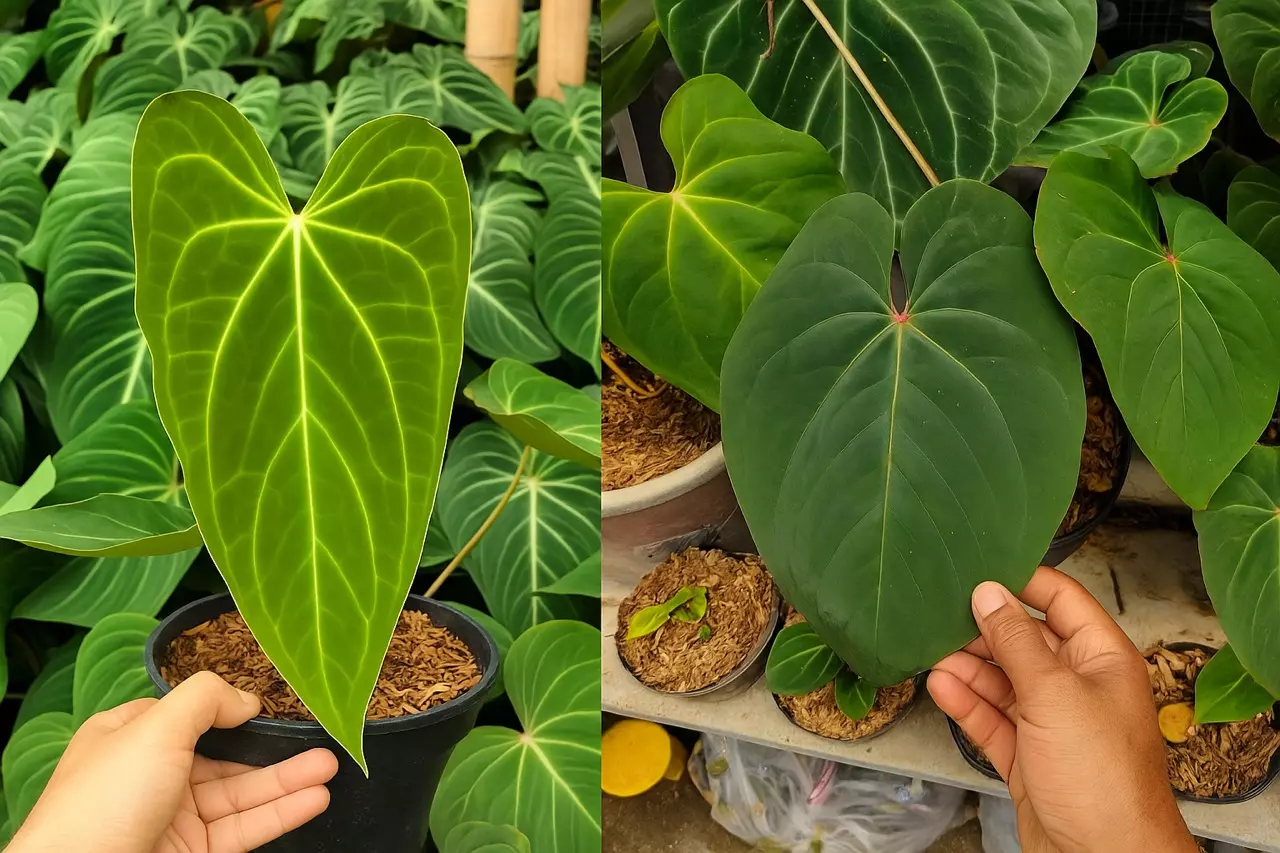 plant/Seed grown anthurium green mamba x Hoffmanii starter plant growers choice-0