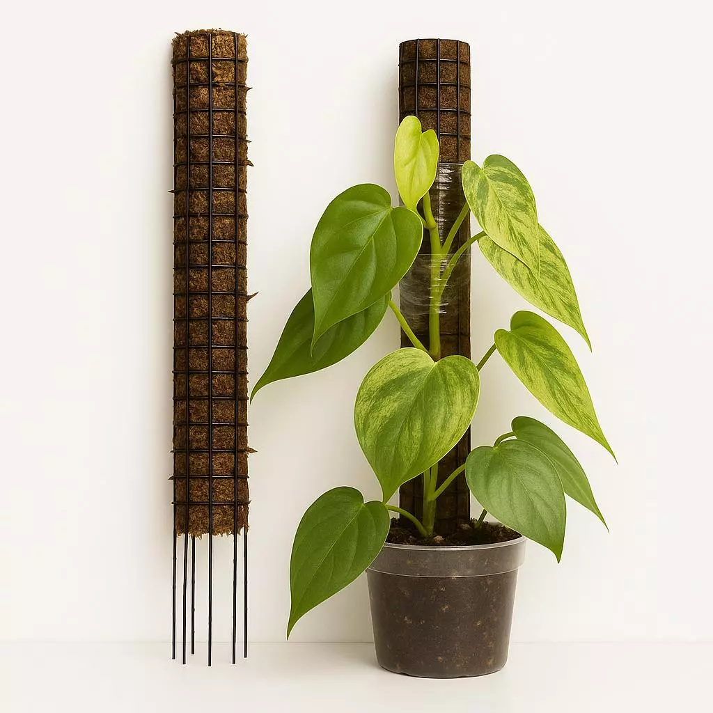 plant/PropStake— 14" Staked Moss Pole for Starter Plants-0