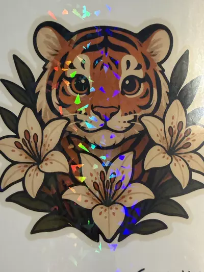 free_shipping/Fracktle Holo Laminate | FOR STICKERS & MAGNETS-0-thumbnail