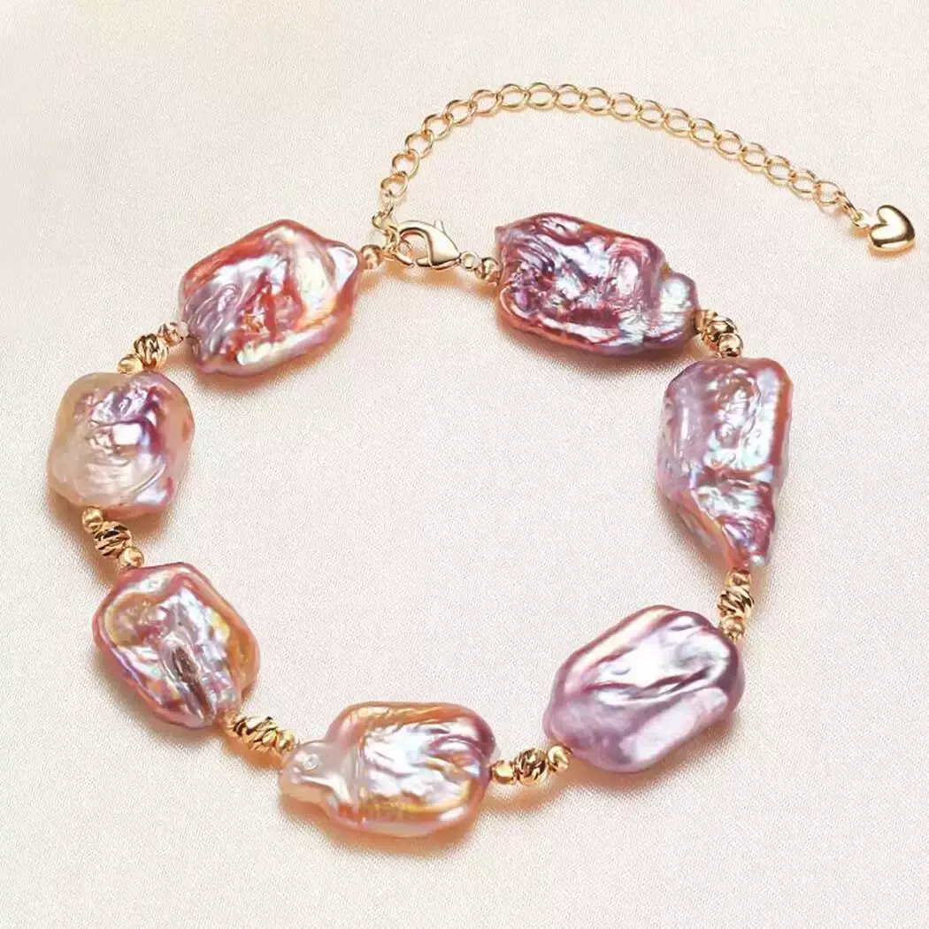plant/S925 baroque bracelet no pearl including -0