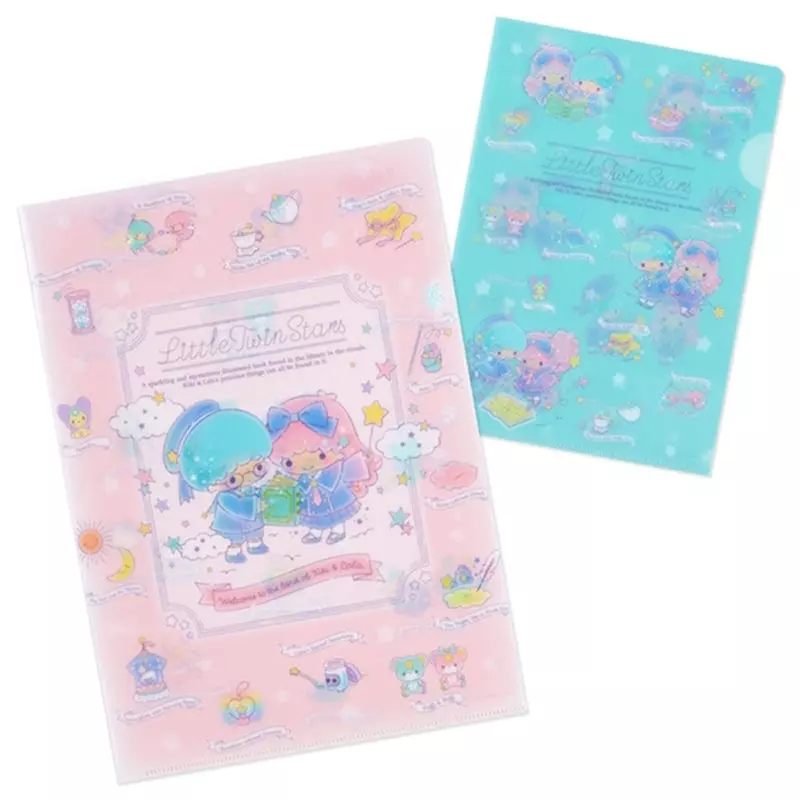 plant/Little Twin Stars Picture Book Clear File Set-0