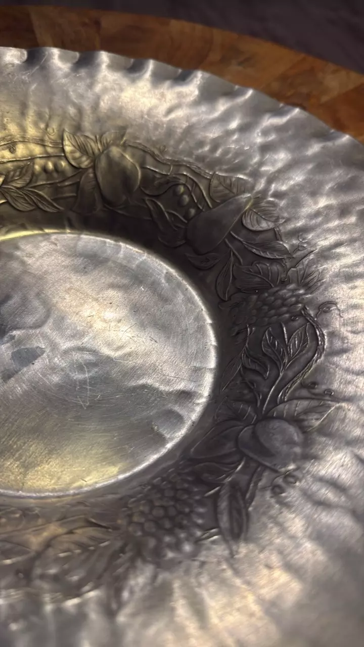 plant/Hand Wrought Fruit Bowl-1