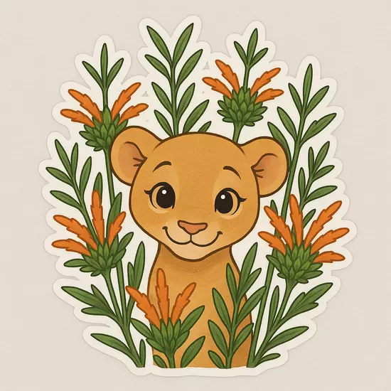 plant/Lion | Sticker-0