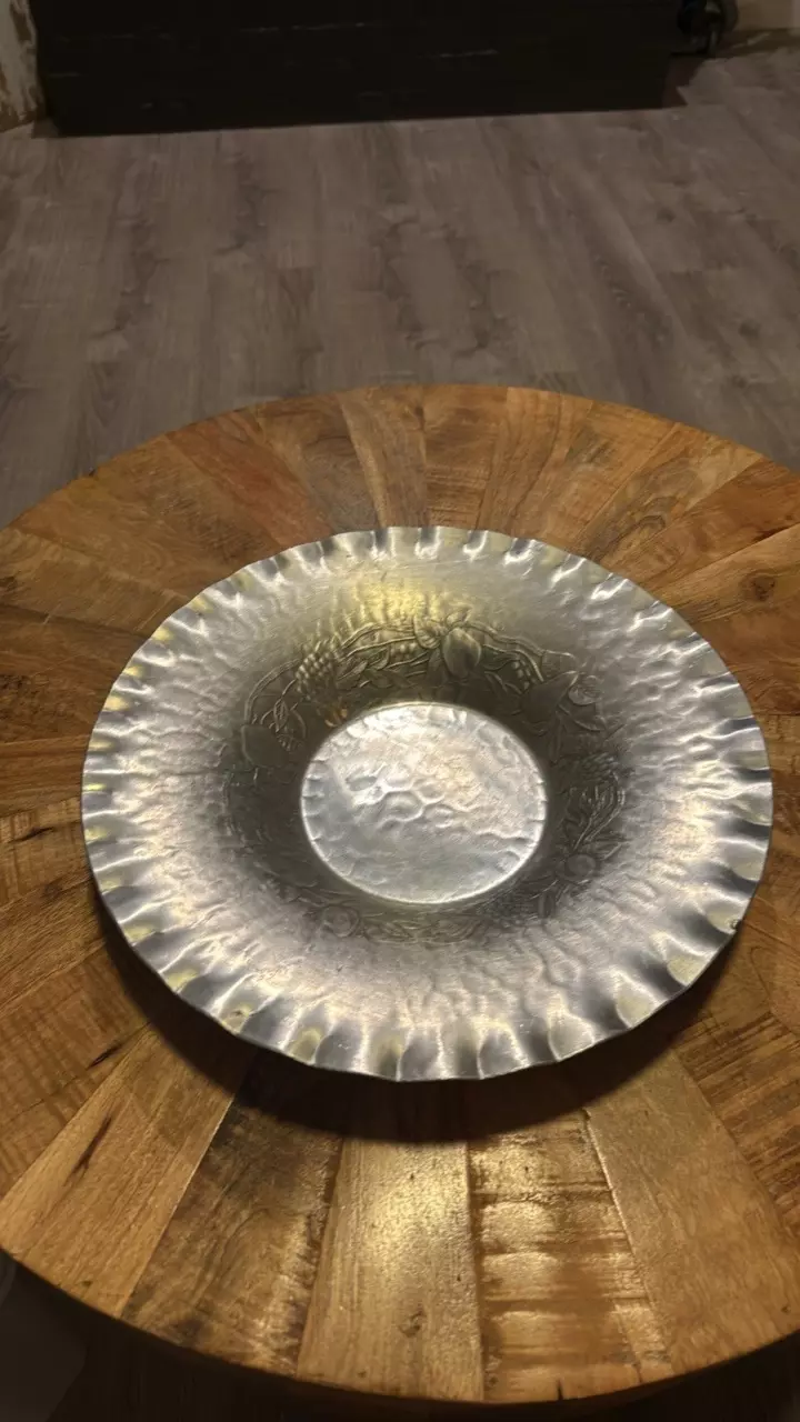 plant/Hand Wrought Fruit Bowl-0