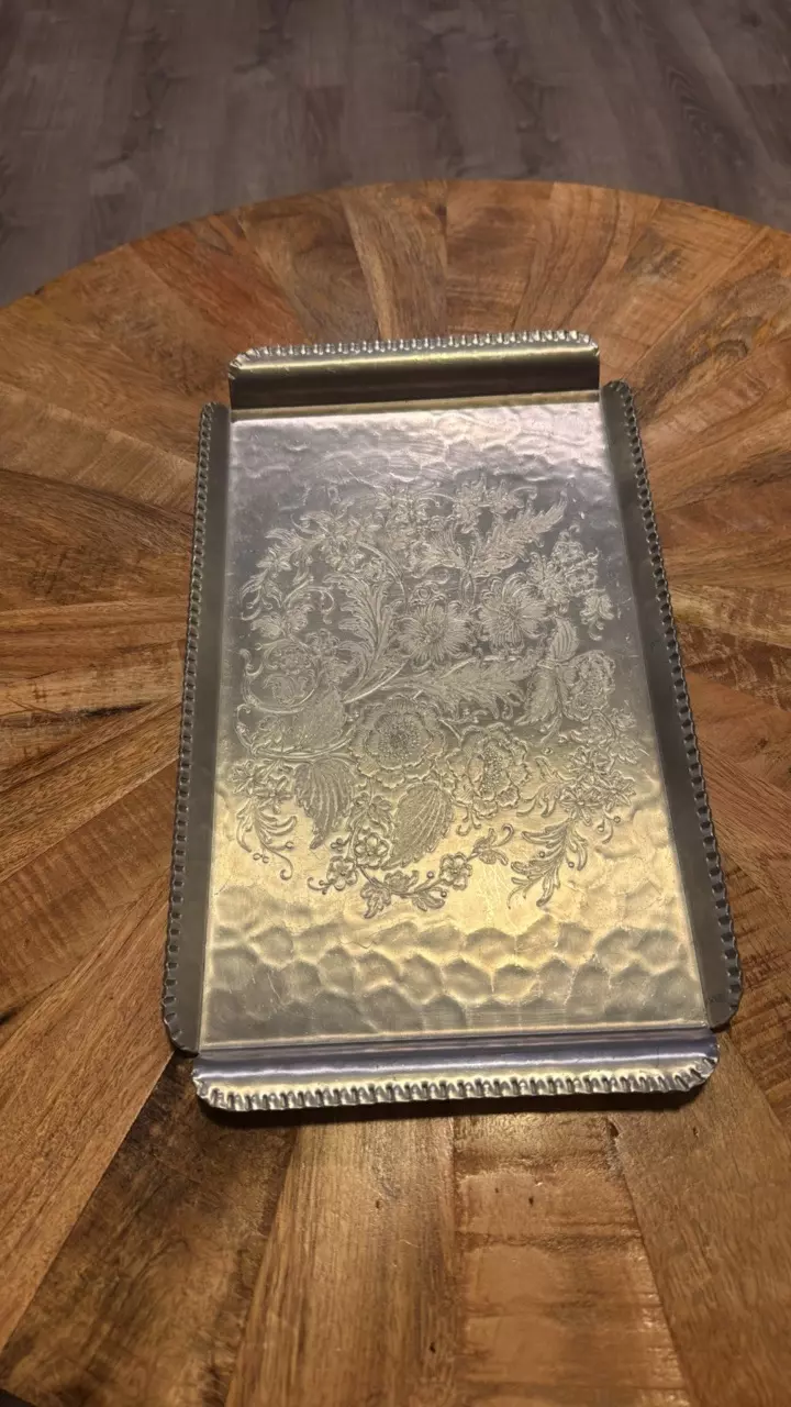 plant/Hand Wrought Tray-0