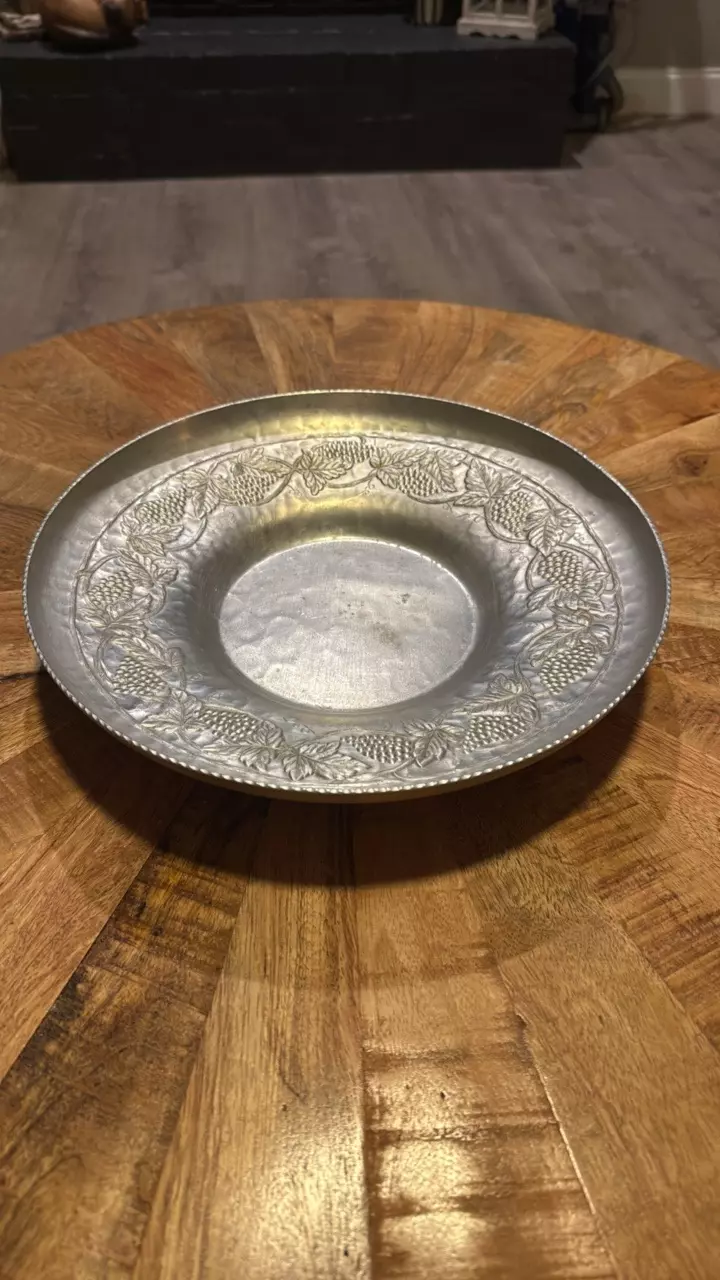 plant/Hand Wrought Grape Bowl-0