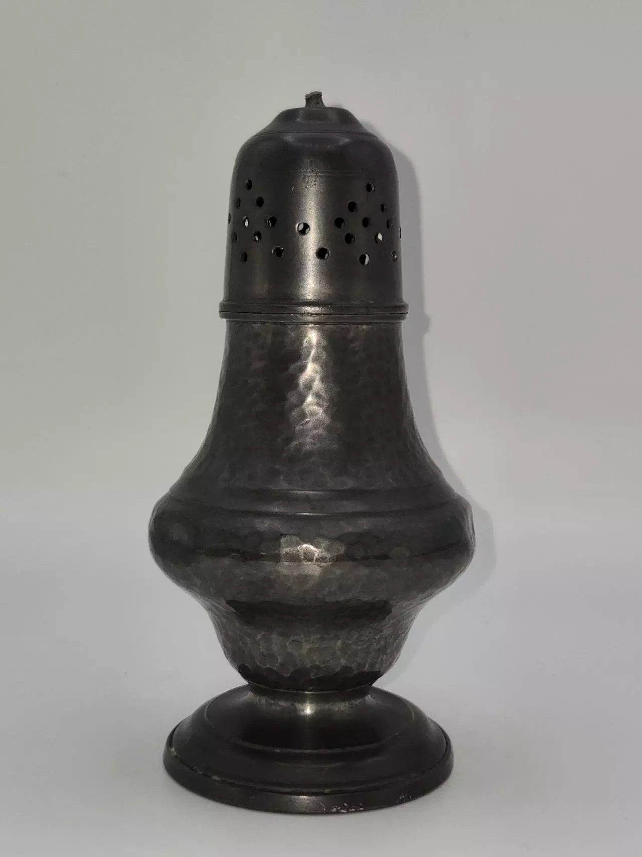 plant/Vintage English Pewter Sugar Shaker - Caster/Muffineer-0