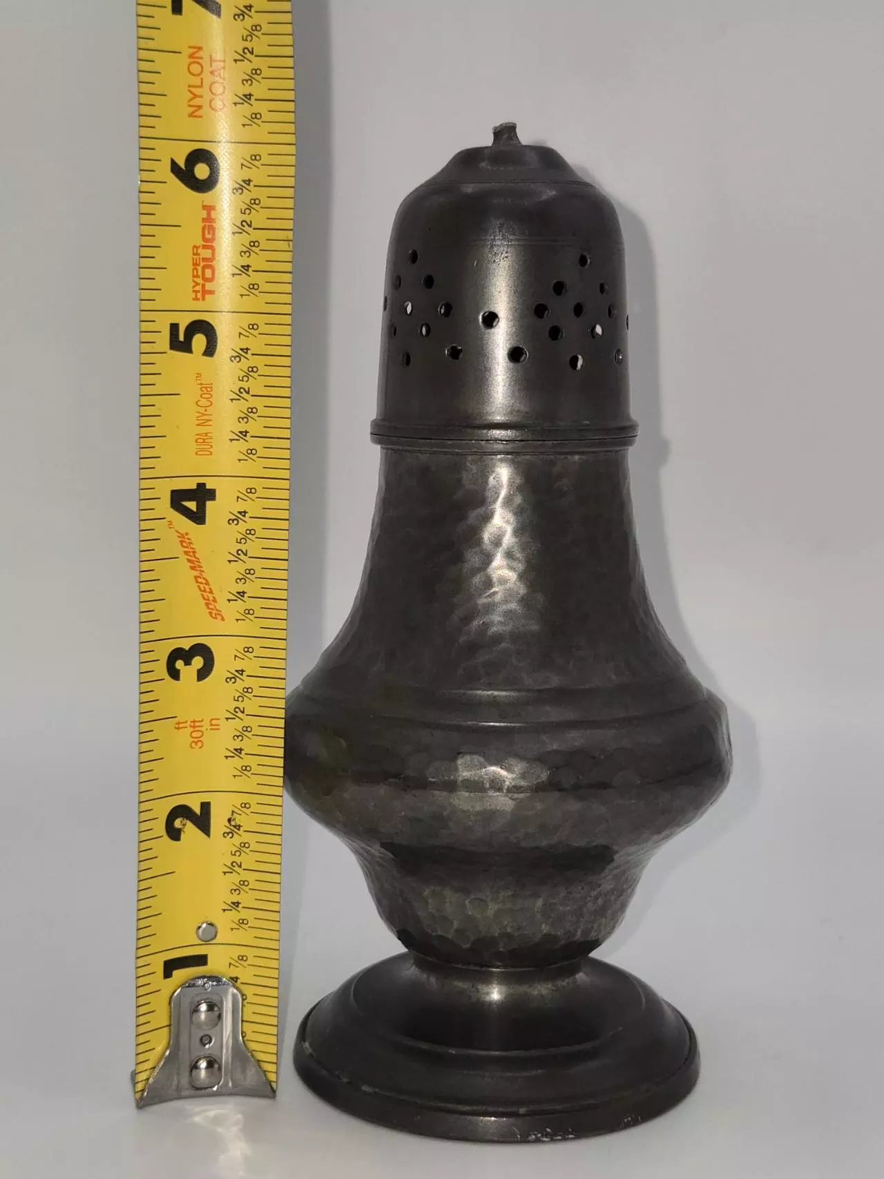 plant/Vintage English Pewter Sugar Shaker - Caster/Muffineer-1