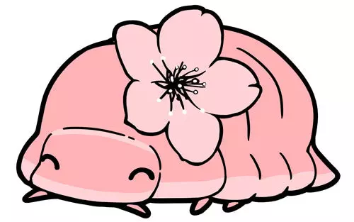 plant/Sticker - Cherry Blossoms - Glitter 3"-0