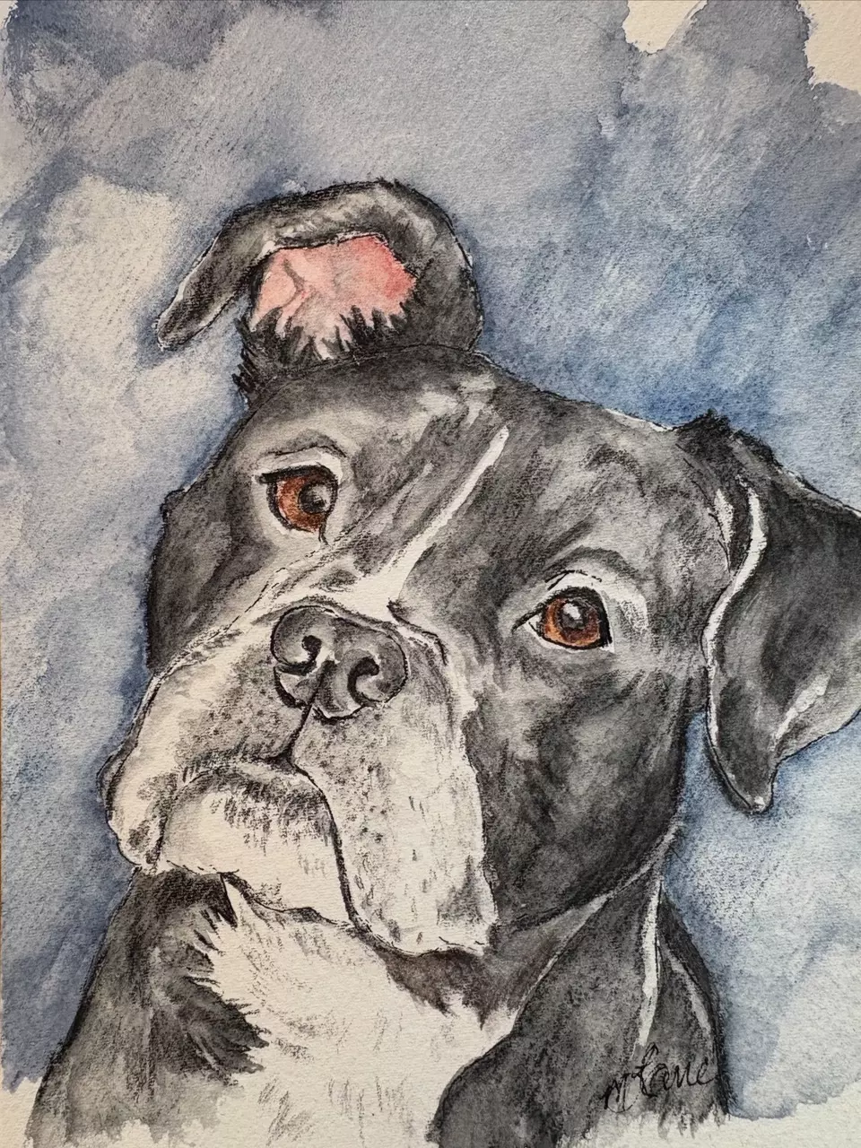 plant/Custom 8x10 Pet Illustration-0