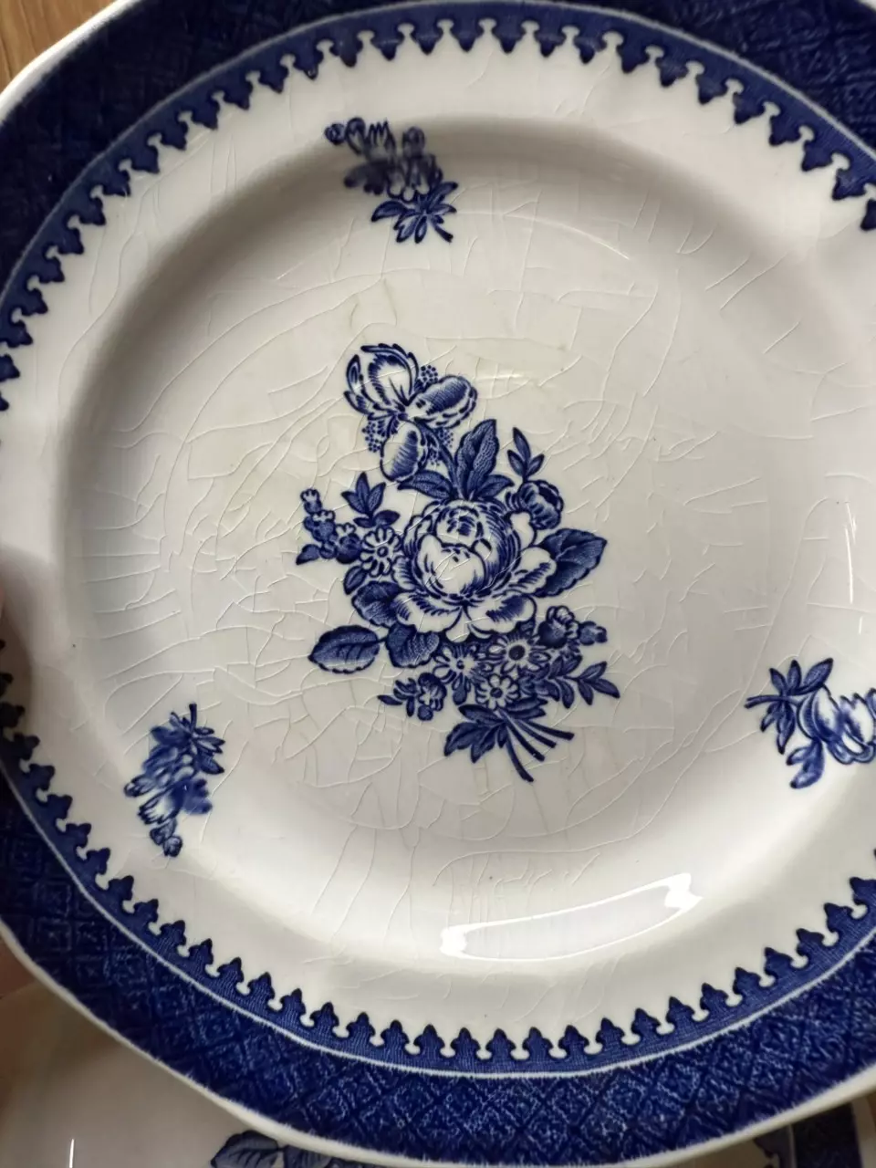plant/#43 — Pair of Wedgwood “Springfield” Queensware 6” Bread or Dessert Plates-1
