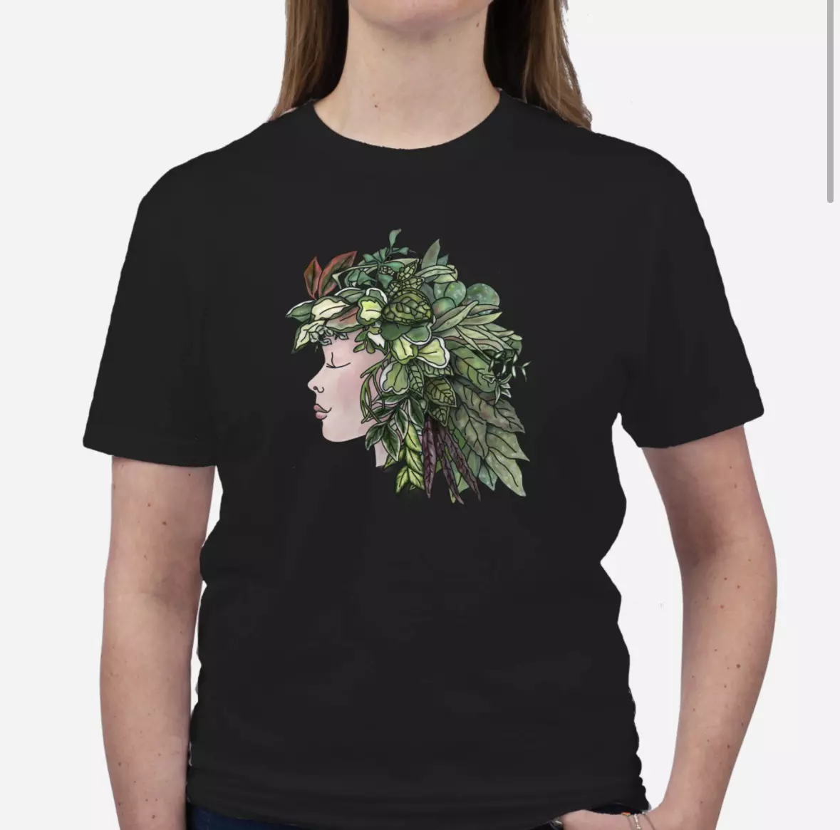 plant/Hoya Head T-shirt Size L-0