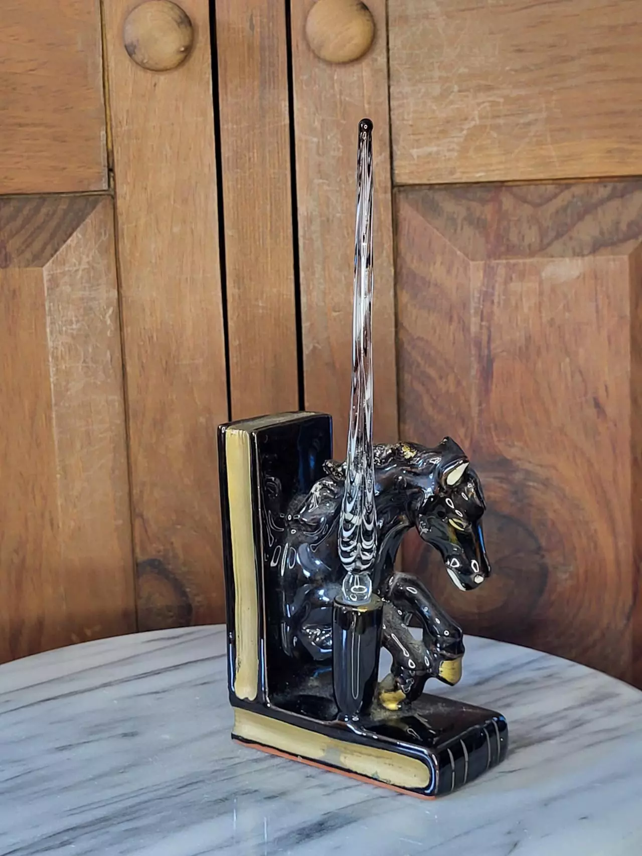plant/Pen holder with calligraphy Pen-0