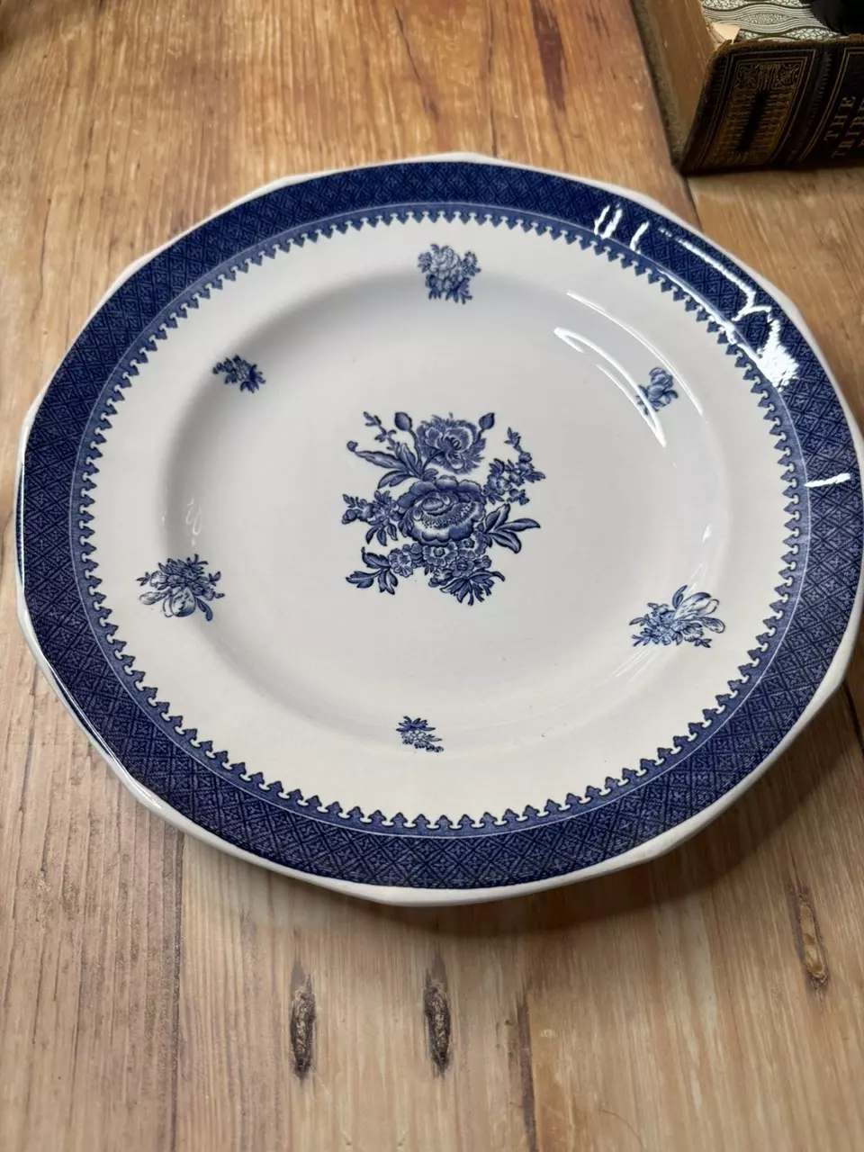 plant/#45 — Set of Six Wedgwood “Springfield” Georgetown Collection 10” Dinner Plates-0