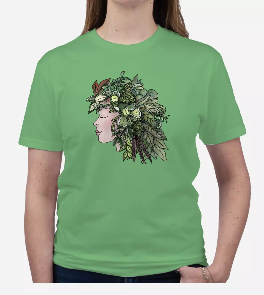 plant/Hoya Head T-Shirt size L-0