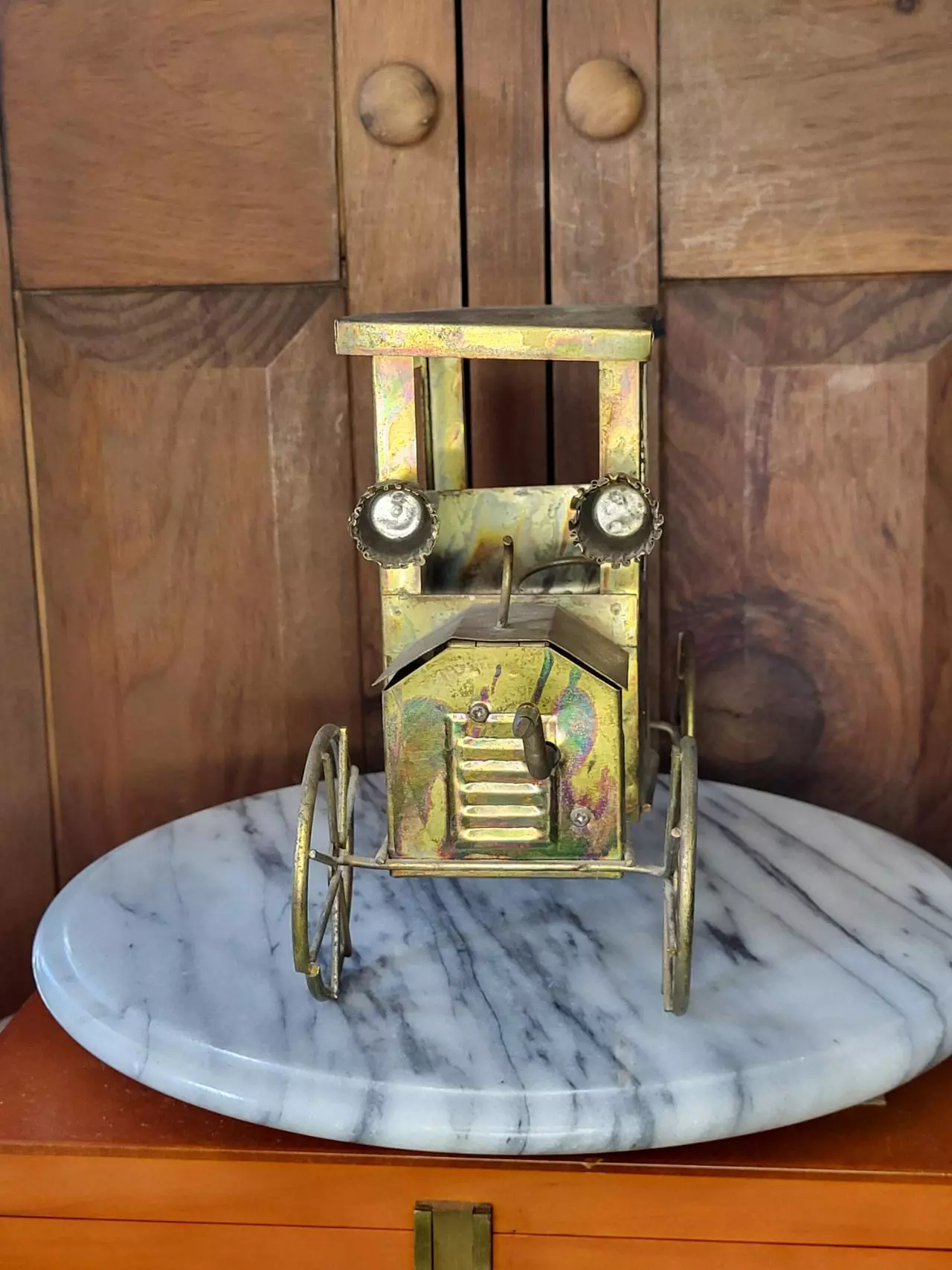 plant/Vintage Musical Copper Car-8