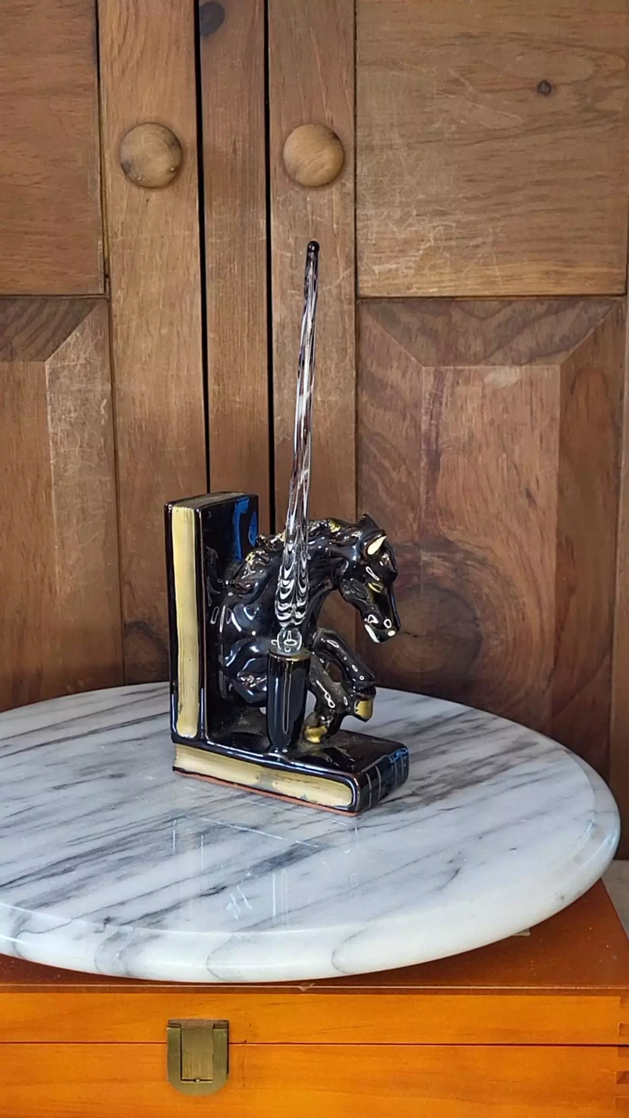 plant/Pen holder with calligraphy Pen-1