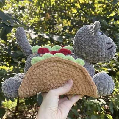plant/🌮🐈PDF CROCHET PATTERN: Taco Cat! (NOT a physical plushie!)-6-thumbnail
